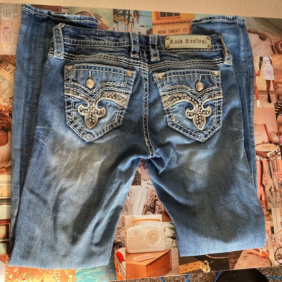 Rock revival straight cut jeans - Picture 2 of 7